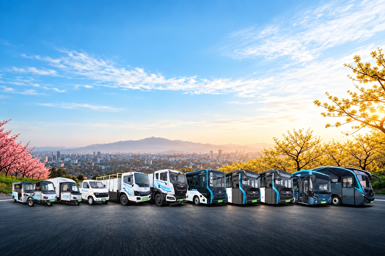 Ekata Motors electric vehicle range 1